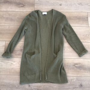 Universal Thread Moss Green Cardigan